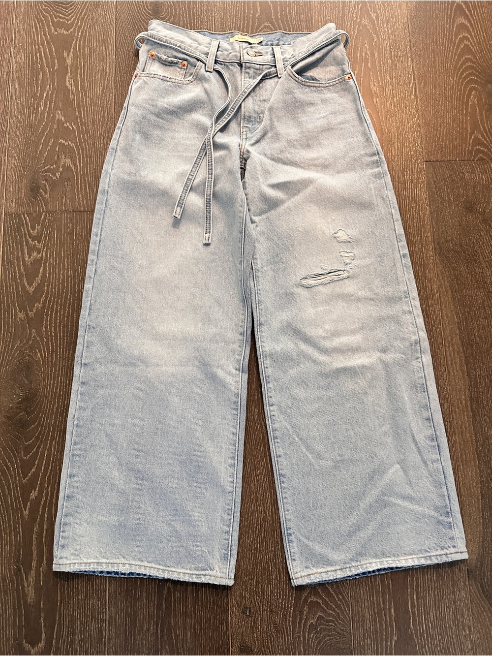 Levi’s XL Straight Jeans with Tie Waist